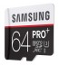 Card de memorie Samsung MicroSD PRO Plus, 64GB, Class 10, UHS-I + Adaptor